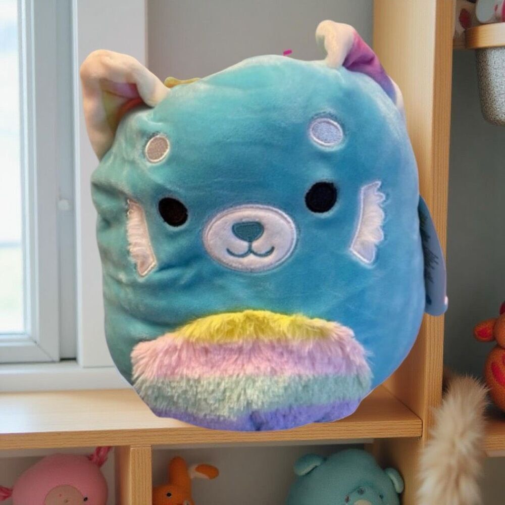 NWT Vanessa Rainbow Panda Squishmallow 8"